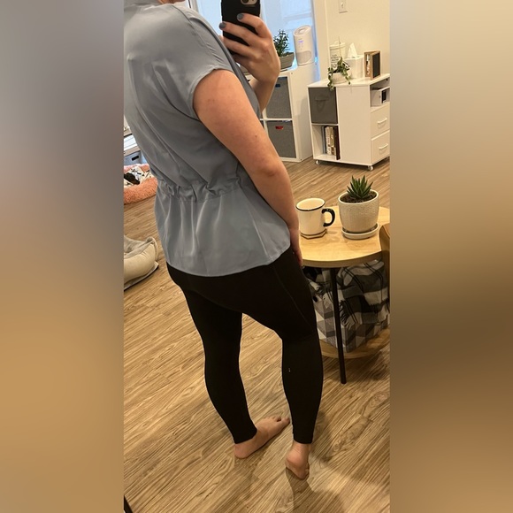 Carolina Blue Peplum Top - Picture 5 of 9